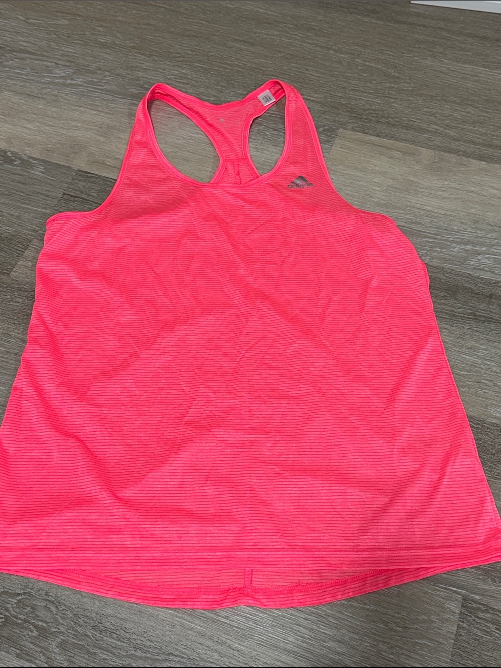 adidas Women’s Neon Pink Racerback Tank Top
